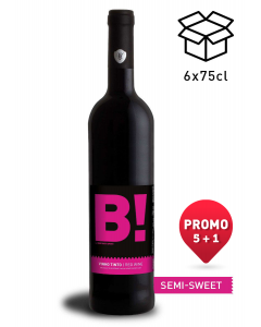 vinho tinto semi sweet b! by wine with spirit